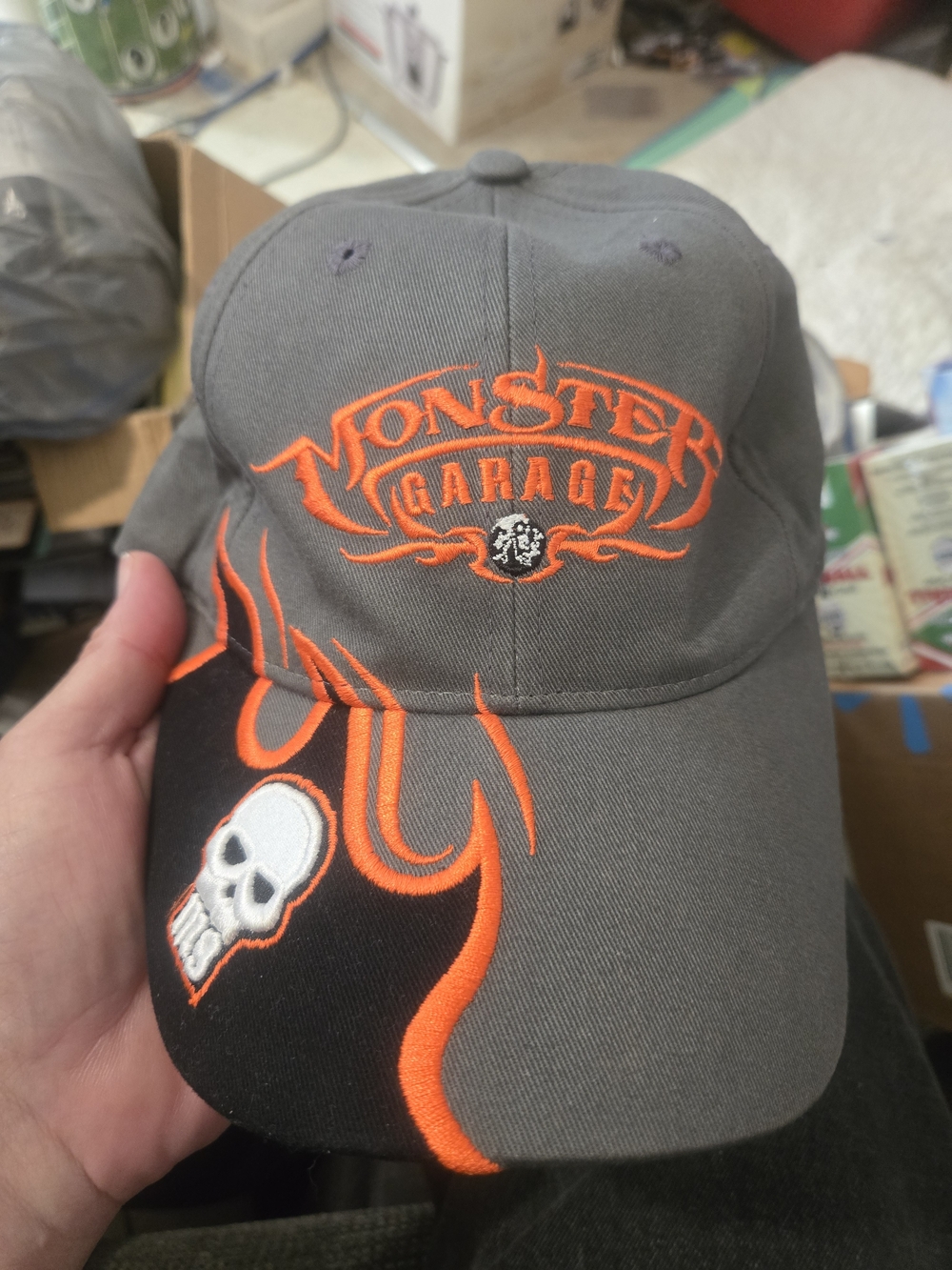 Vintage Adjustable Monster Garage Baseball Style Hat